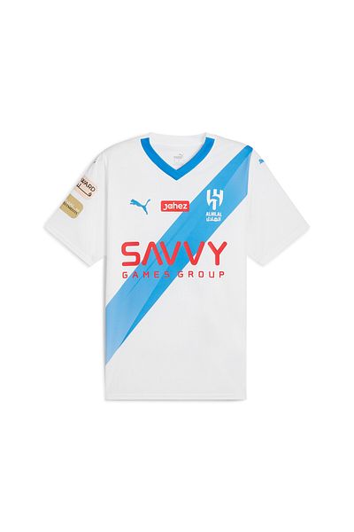 Puma Mens Al Hilal Sfc Neymar Jr. Away Replica Football Jersey Top - White