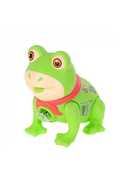 hak-iş oyuncak Pilli Işıklı Müzikli Yürüyen Kurbağa