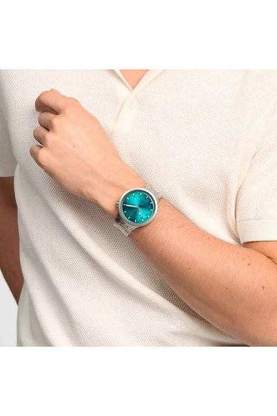 Swatch Unisex Analogue Quartz Movement Stainless Steel Watch