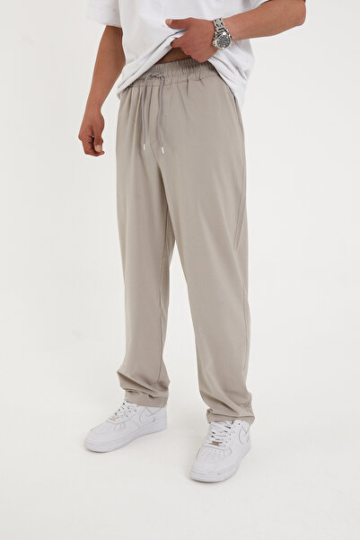 Pavotti Erkek Baggy Pantolon Bel Lastikli Paraşüt Kumaş ( !!! Oversize Ürün !!! Geniş Kalıp )