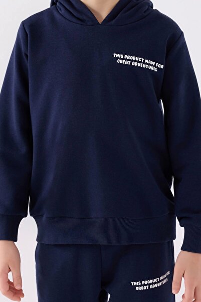 Rolypoly Navy Blue Boy's Tracksuit Set