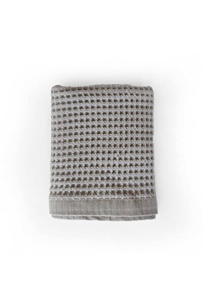 Pamuklu Waffle El Yüz Havlusu 50x90 cm HVL050 - Gri