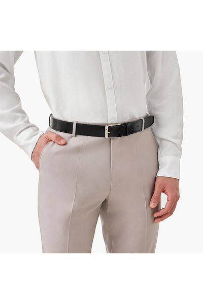 FAV Leather Belt with Pin Buckle Closure