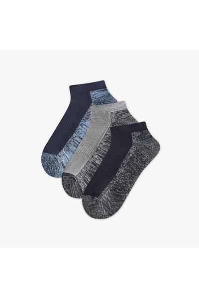 FAV Set of 3 - Printed Ankle Length Half Terry Socks