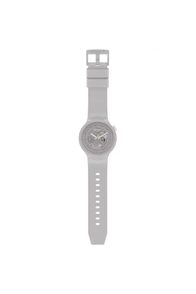 Swatch Men’s Analogue Quartz Movement Watch with Bioceramic 47mm Case and Bio-sourced Bracelet