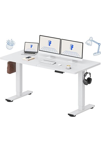 Mahmayi مكتب فليكسي سبوت الكهربائي القابل للتعديل الارتفاع 161 × 60 سم - أبيض...