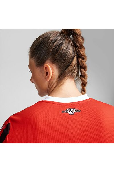 Puma Womens Ac Milan 24/25 Home Football Jersey Top - Red