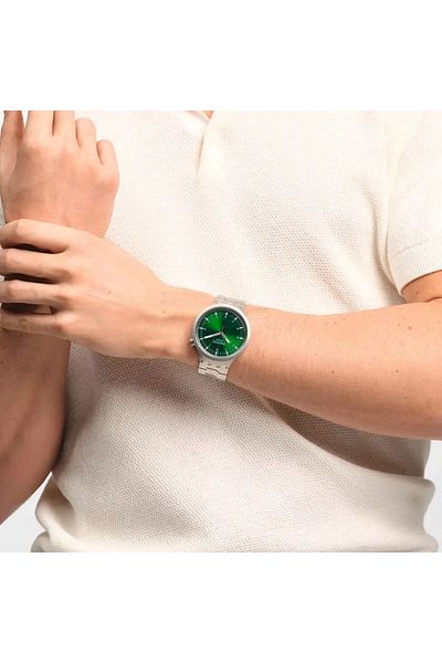 Swatch Unisex Analogue Quartz Movement Stainless Steel Watch