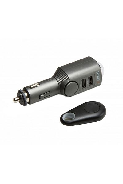 Technaxx Car charger and alarm with motion sensor TECHNAXX TX-100, 110dB, 450mAh, black