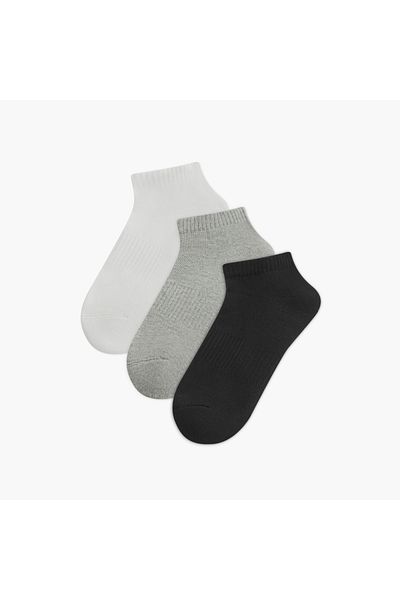 FAV Set of 3 - Textured Ankle Length Socks