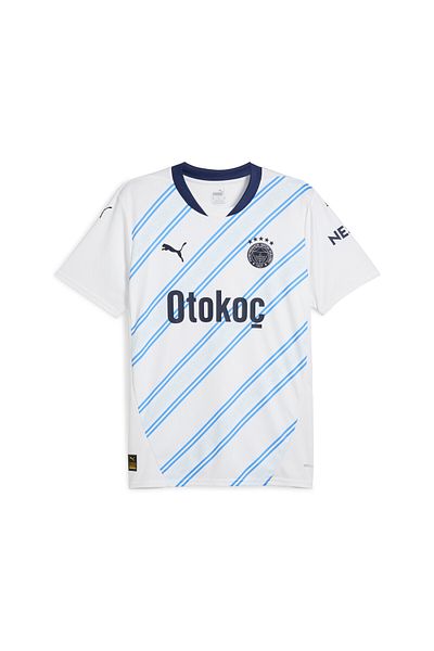 Puma Mens Fenerbahçe Sk 24/25 Away Football Jersey Top - White