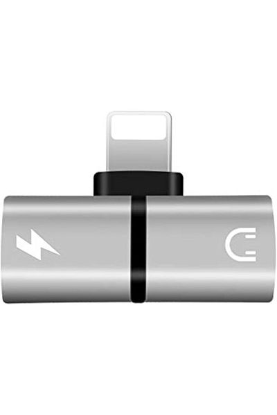 Other Lightning Male to Dual Lightning Female OTG Adapter – T-Shaped – for Audio and Charging