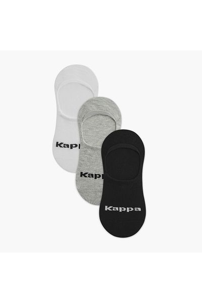FAV Set of 3 - Kappa Logo Print Non-Terry Invisible Socks
