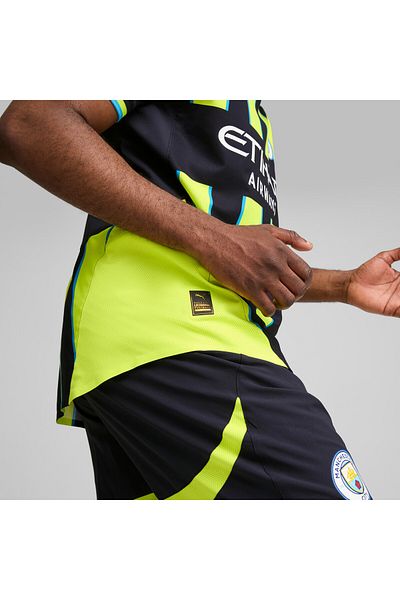 Puma Mens Manchester City 24/25 Authentic Away Football Jersey Top - Multicolor
