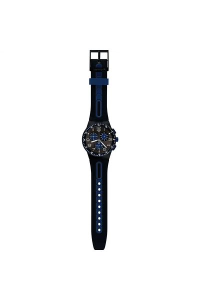 Swatch Unisex Analogue Quartz Movement Watch with Polymer 42mm Case and Silicone Bracelet