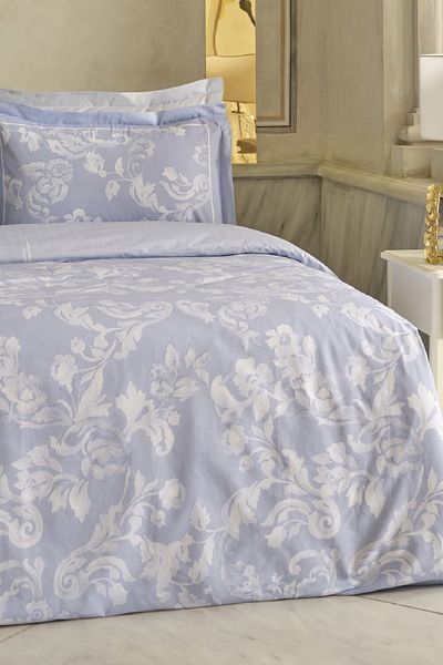 Karaca Home Set cuvertură dublă Jadore 100% bumbac Albastru