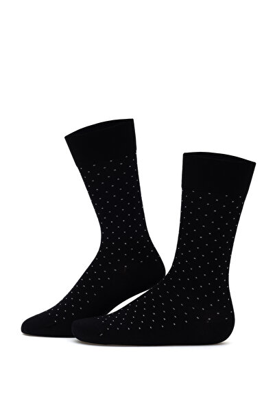 Pierre Cardin Erkek Bambu Karışımlı Siyah Soket Desenli Çorap 50308431-001