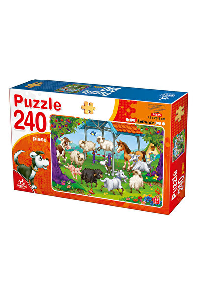 D-Toys Animale de la fermă - Puzzle pentru copii 240 de piese