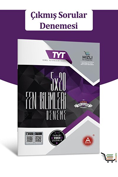 HizliKitapAl. 5x20 TYT Fen Bilimleri Çıkmış Sorular Denemesi