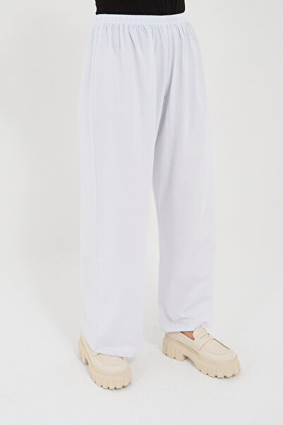 ROVİ BEYAZ ETEKLİ PANTOLON