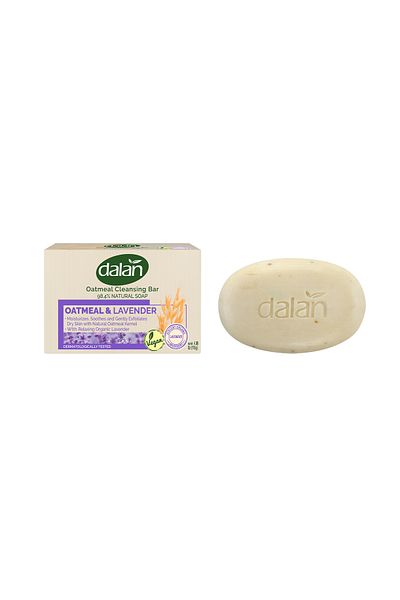 Dalan Set Of 2 Cleansing Soap With Oatmeal And Lavender, 115gx2