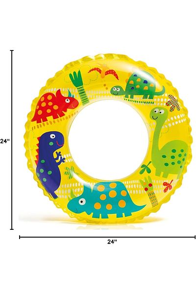 Intex Transparent Swim Ring Assorted Colors