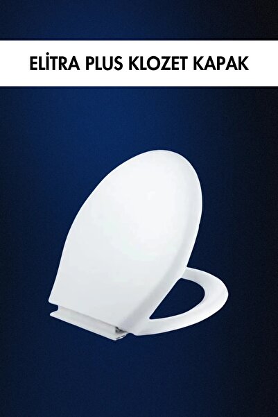 ELİTRA Elitra Plus Amortisörlü Frenli Yavaş Kapanan Klozet Kapağı Amortisörlü Kapak Ölçülere Dikkat...!!!