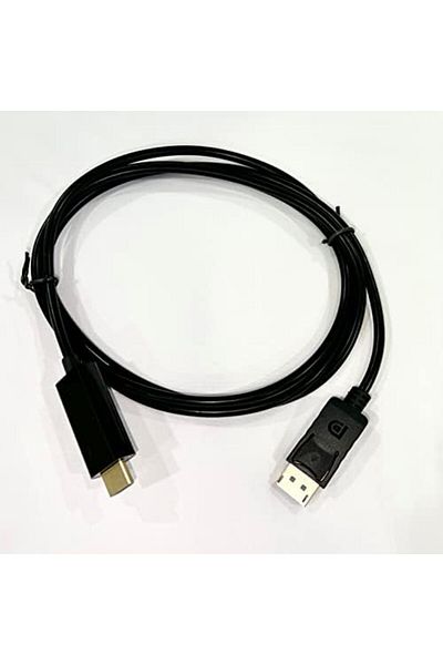 Generic Fujishka DisplayPort to HDMI Cable (DP) Male Adapter for Computers, HDTVs, Monitors, and Projectors