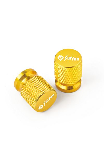 Choice Gold 2PCS Tire Valve Caps Tyre Stem Covers Airdust Waterproof For SURRON 48T 52T 54T 58T 64T Motorcy