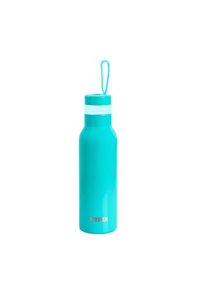 Noveen Noveen TB134 thermos, 500 ml, double wall stainless steel, maintains temperature for 12 hours, carrying strap, green