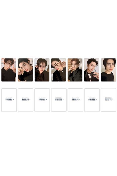 Choice A 8Pcs Kpop Hot Idol Funny 4 Grid High Quality Double Sided Bookmark Decoration Collection Postcard.