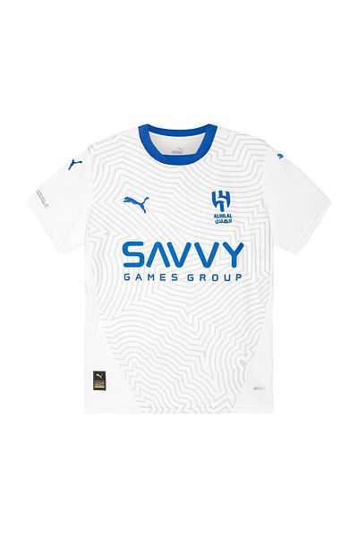 Puma Youth Kids Al-hilal Sfc 24/25 Away Football Jersey Top - White