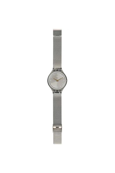 Swatch Women’s Analogue Quartz Movement Watch with Plastic 36mm Case and Stainless Steel Bracelet