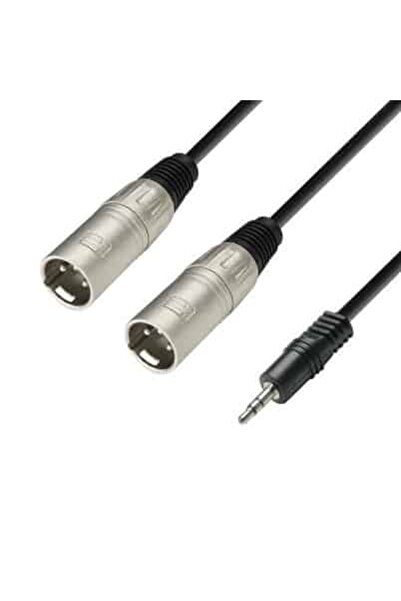 adam hall Cables 3 STAR YWMM 0300, Cablu Jack 3.5 mm stereo 2 XLR tata, 3m