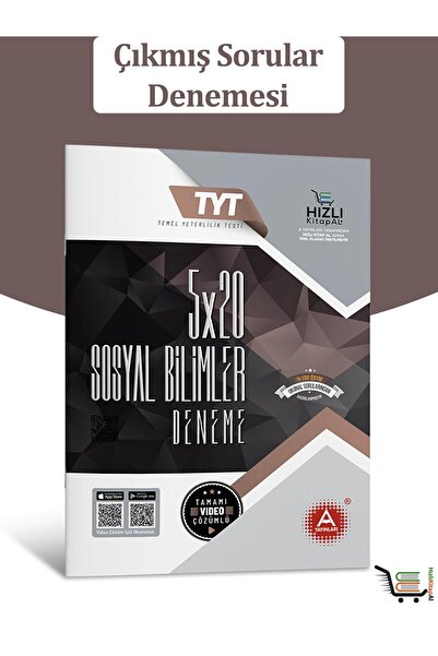 HizliKitapAl. 5x20 TYT Sosyal Bilimler Çıkmış Sorular Denemesi