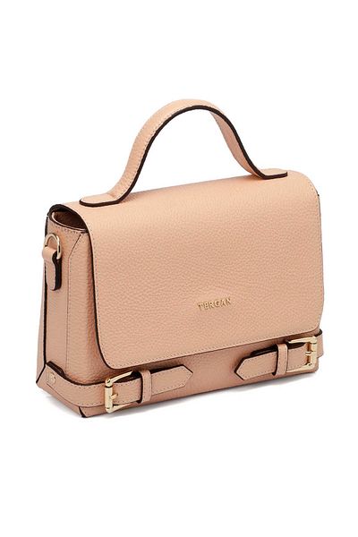 Tergan Nude Genuine Leather Women's Crossbody Bag - S24Y1Bc79902-T6A