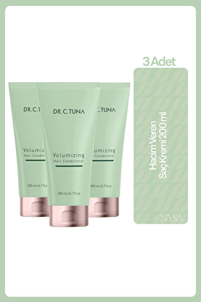 Farmasi Dr. C. Tuna Volumizing Hacim Veren Saç Kremi 200 ml - 3 Adet