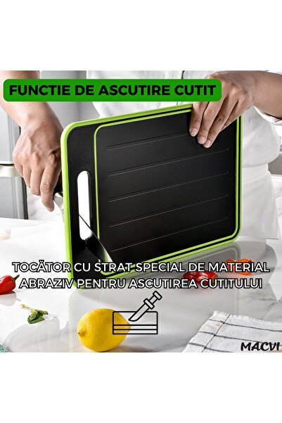 MACVI Macvi® 4-in-1 Kitchen Chopper for Fast Defrosting and Cutting 36, 5x25x1cm