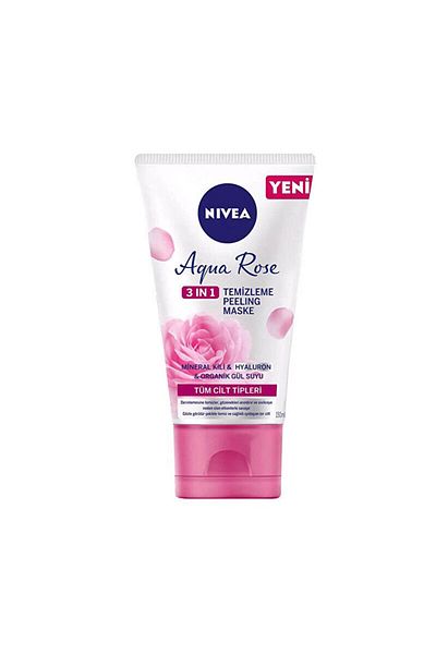 Pastel Cream Blush - Cream Blush 44 Blossom+ Nivea-Aqua Rose Peeling Mask 3 in 1 Cleanser 150 ml