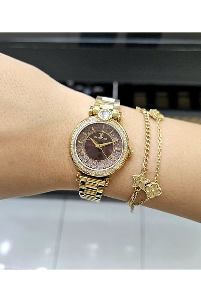 Raymond Rym-280271 Stainless Steel - 2 Years Warranty - Raymond Women's Wristwatch