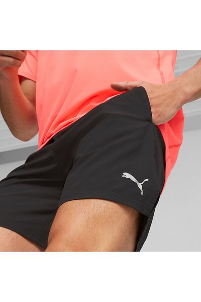 Puma Mens Ultraweave 7" Running Shorts - Black