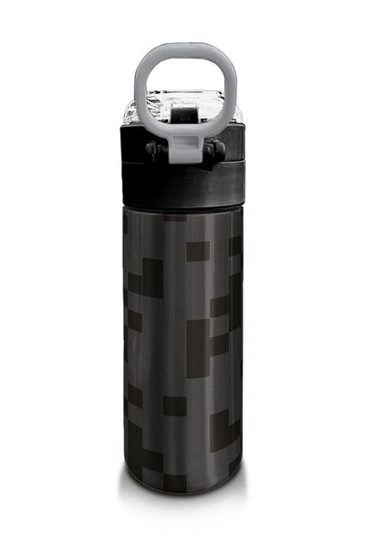 Coral High Kids Men's Patterned Straw and Direct Drinking Steel Thermos 500 ml