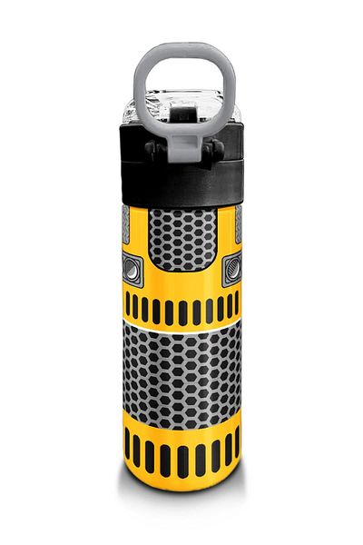 Coral High Kids Men's Patterned Straw and Direct Drinking Steel Thermos 500 ml