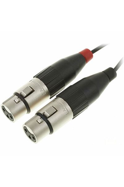 pro snake Adapter cable Jack 2 XLR female pro snake KFF 2002