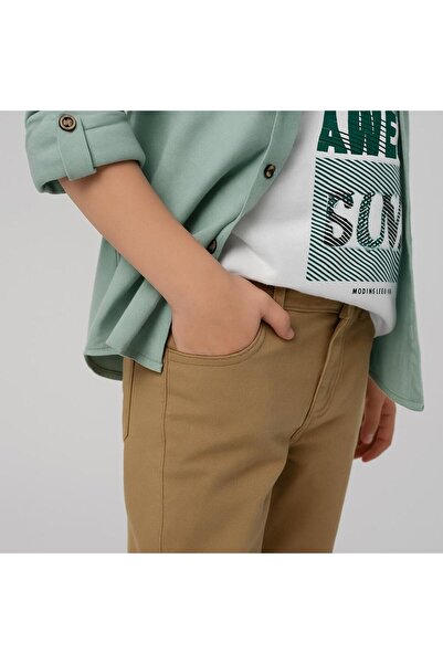 Terry Boy's Oxford Shirt T-Shirt Pants Suit/ Shirt - T-Shirt Pants 3 Piece Suit