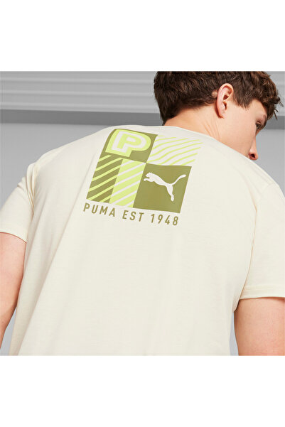 Puma Mens M Concept Training T-shirt - Beige