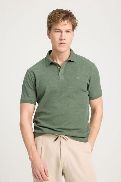 WRANGLER Men's Khaki Polo T-shirt
