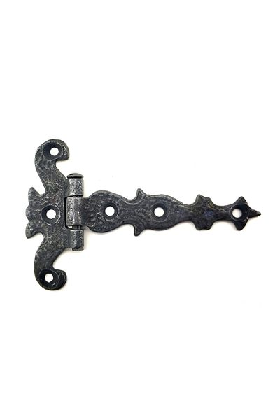 Easy Tedarik Antique Style Decorative Brass Tailed Butterfly Hinge - 63X100 Mm, Oxide