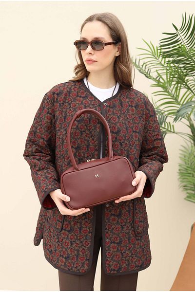 HEQA Long Handle Bag Claret Red