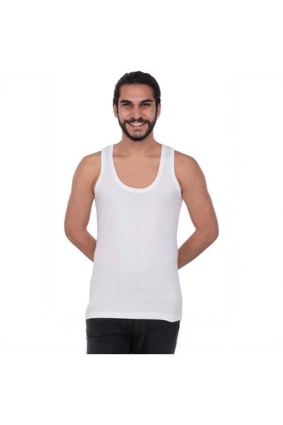 Tutku 102 Ribana Men's Undershirt White XL 6 Pack